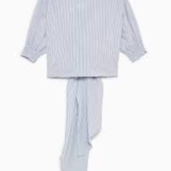 Aritzia Babaton Thenardier Blouse - Blue/White stripes - PRICE DROP - Picture 4 of 4